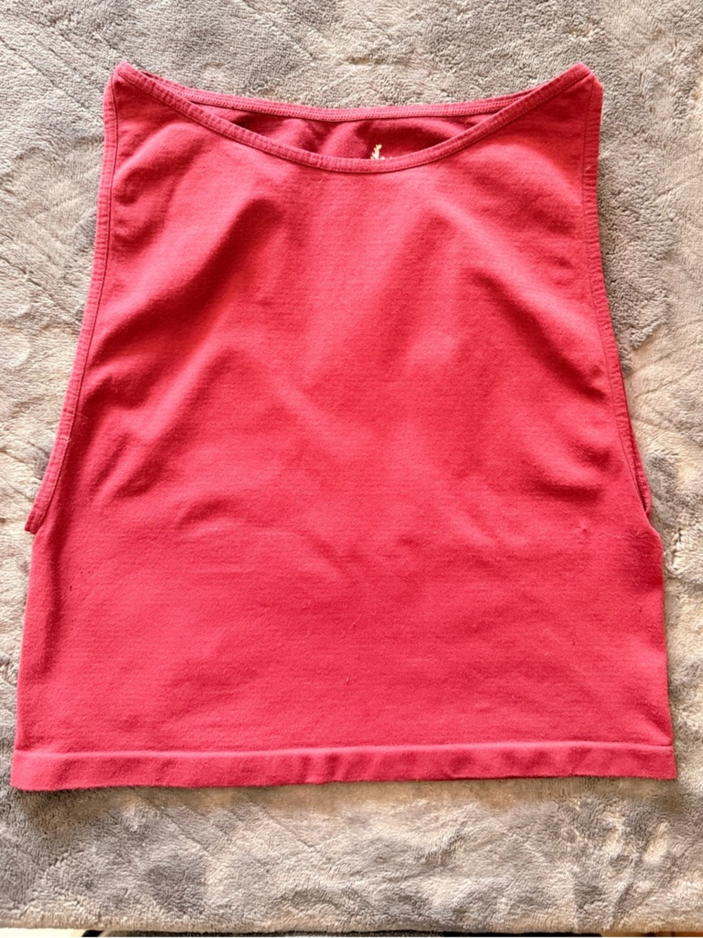 Intimately Free People Seamless Crop Tank Top Burgundy Size XS/S